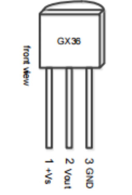 GX36  低压模拟温度传感器。